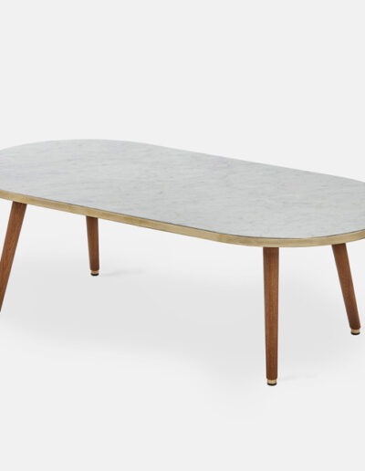 Marmeren koffietafel lang - 366 Concept - DOT Orange design